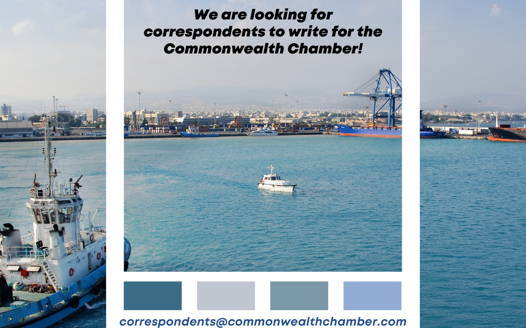 We are looking for correspondents to write for the Commonwealth Chamber!