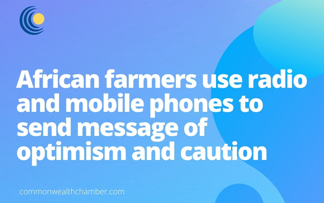 African farmers use radio and mobile phones to send message of optimism and caution