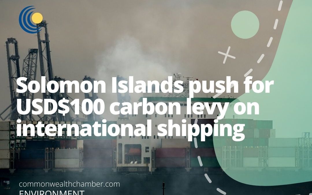 Solomon Islands push for USD$100 carbon levy on international shipping