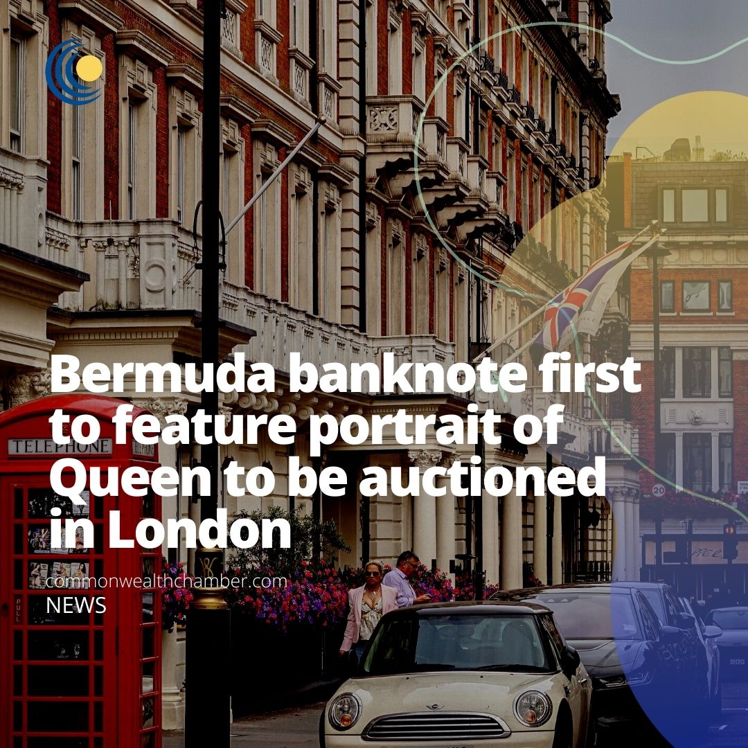 Bermuda banknote first to feature portrait of Queen to be auctioned in London