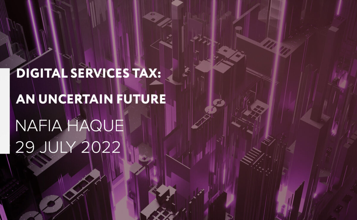 Digital Services Tax: An Uncertain Future