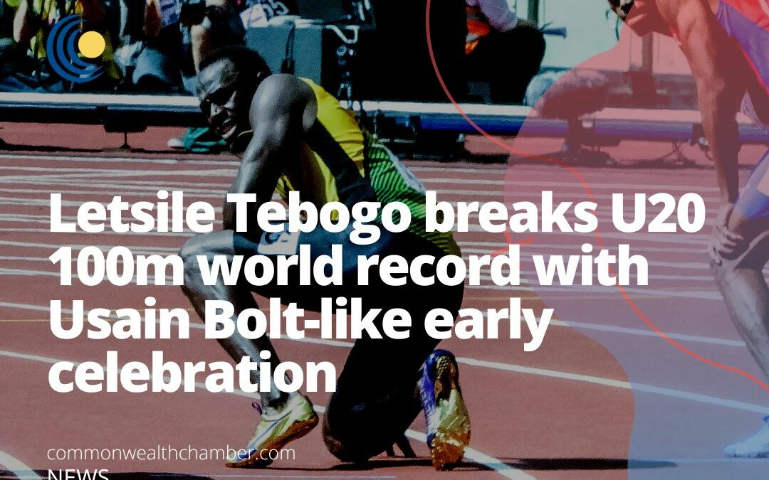 Letsile Tebogo breaks U20 100m world record with Usain Bolt-like early celebration