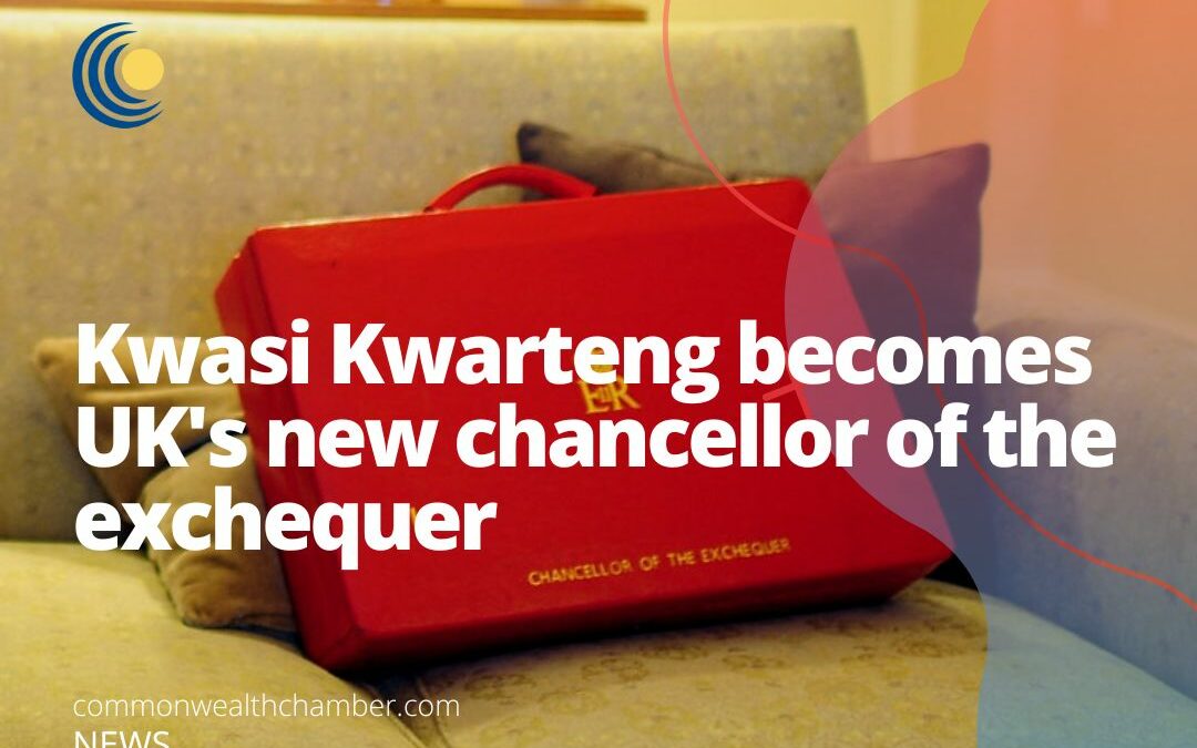 Kwasi Kwarteng becomes UK’s new chancellor of the exchequer