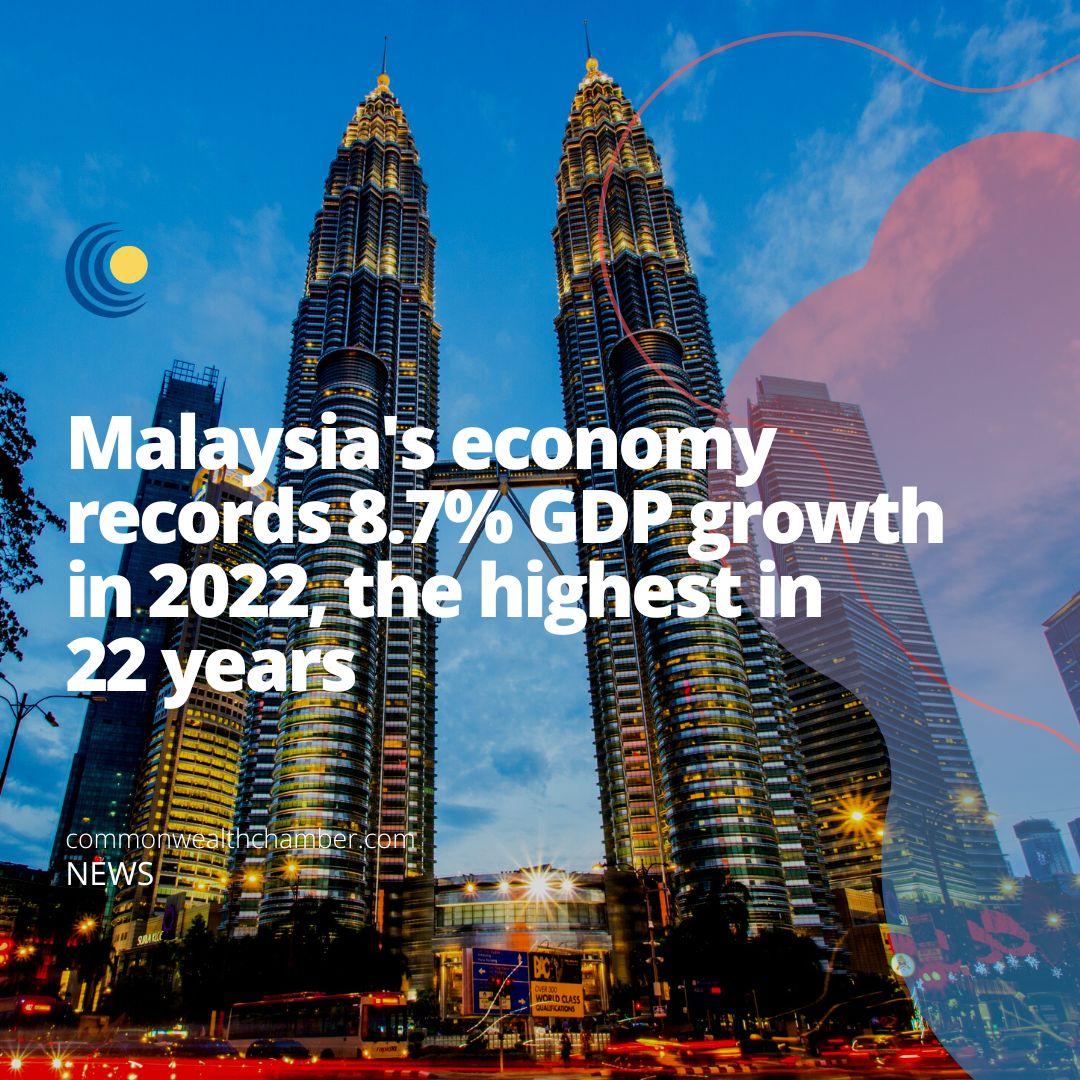 Malaysia's economy records 8.7 GDP growth in 2022, the highest in 22