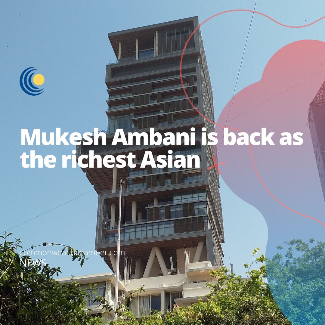 Mukesh Ambani is back as the richest Asian