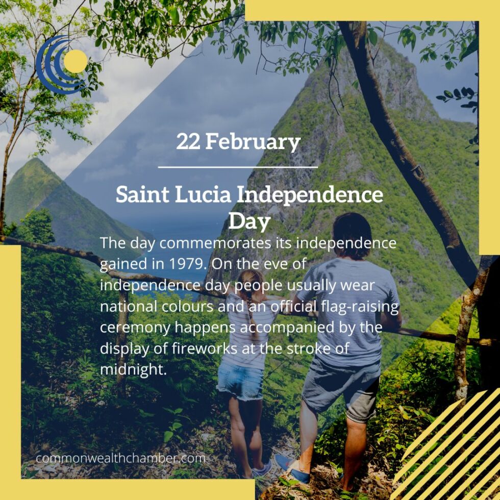Saint Lucia Independence Day Commonwealth Chamber of Commerce