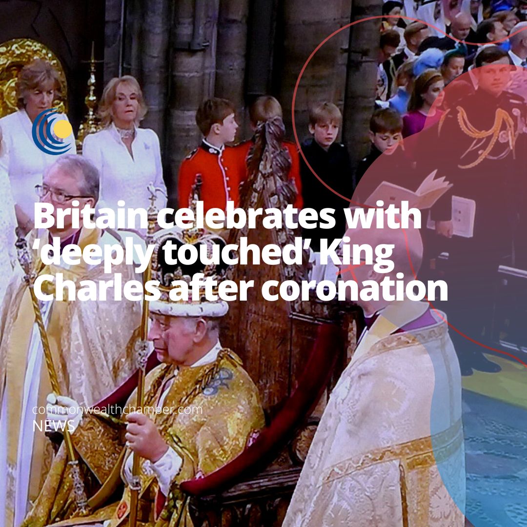 Britain celebrates with ‘deeply touched’ King Charles after coronation