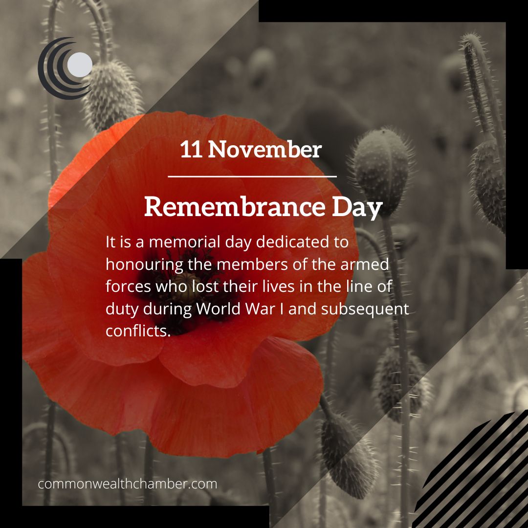 Remembrance Day Commonwealth Chamber of Commerce