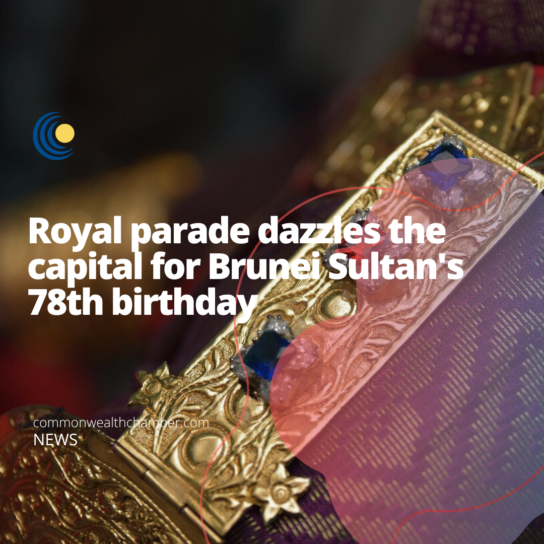 Royal parade dazzles the capital for Brunei Sultan’s 78th birthday