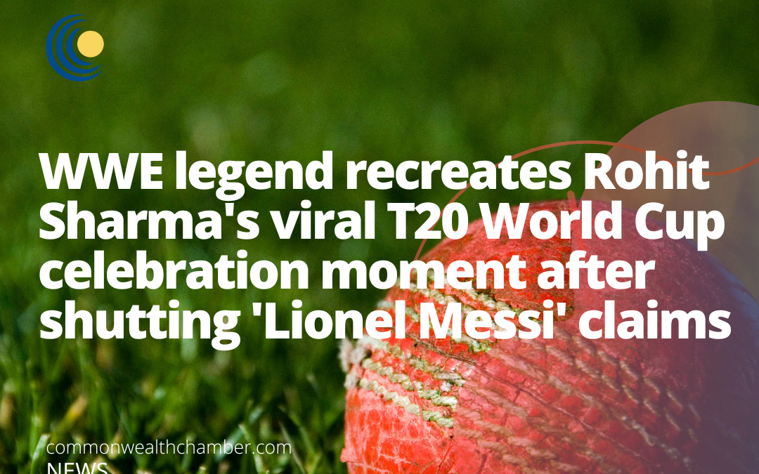 WWE legend recreates Rohit Sharma’s viral T20 World Cup celebration moment after shutting ‘Lionel Messi’ claims