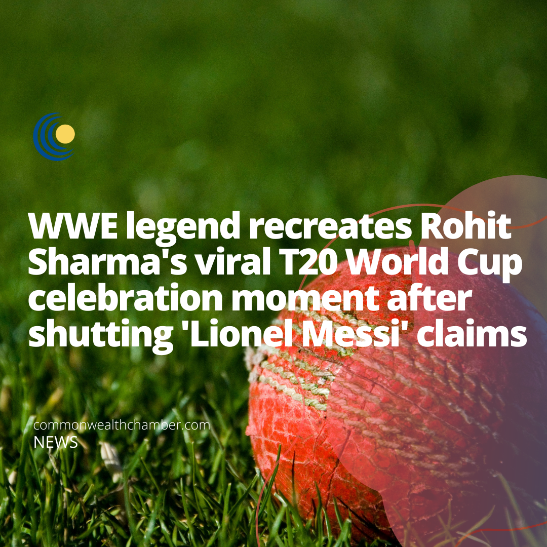 WWE legend recreates Rohit Sharma’s viral T20 World Cup celebration moment after shutting ‘Lionel Messi’ claims