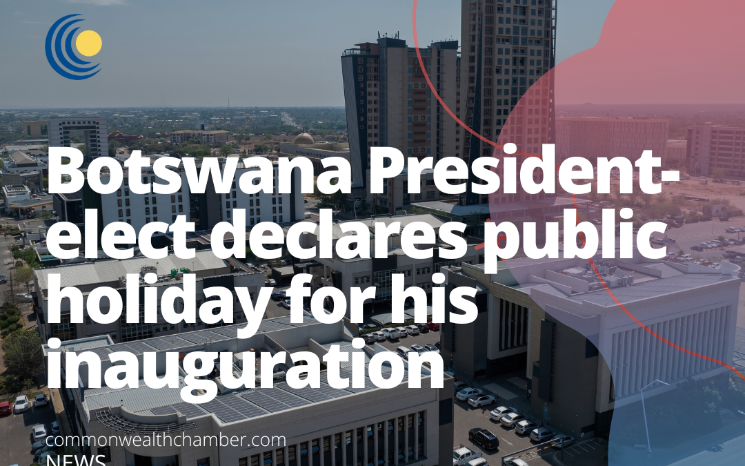 Botswana President-elect declares public holiday for his inauguration