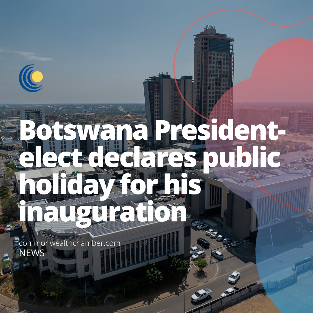 Botswana President-elect declares public holiday for his inauguration