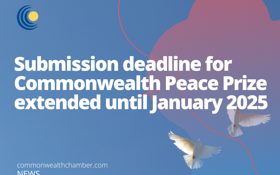 Submission deadline for Commonwealth Peace Prize extended until January 2025