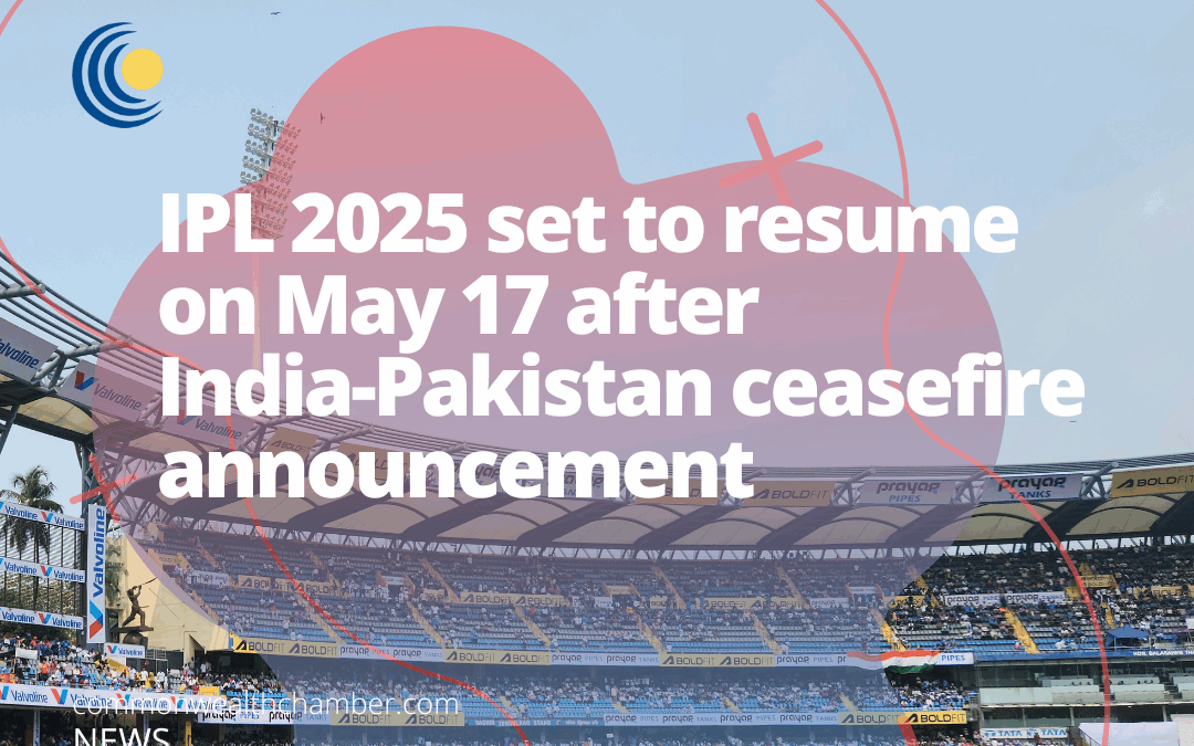 IPL 2025 set to resume on May 17 after India-Pakistan ceasefire announcement