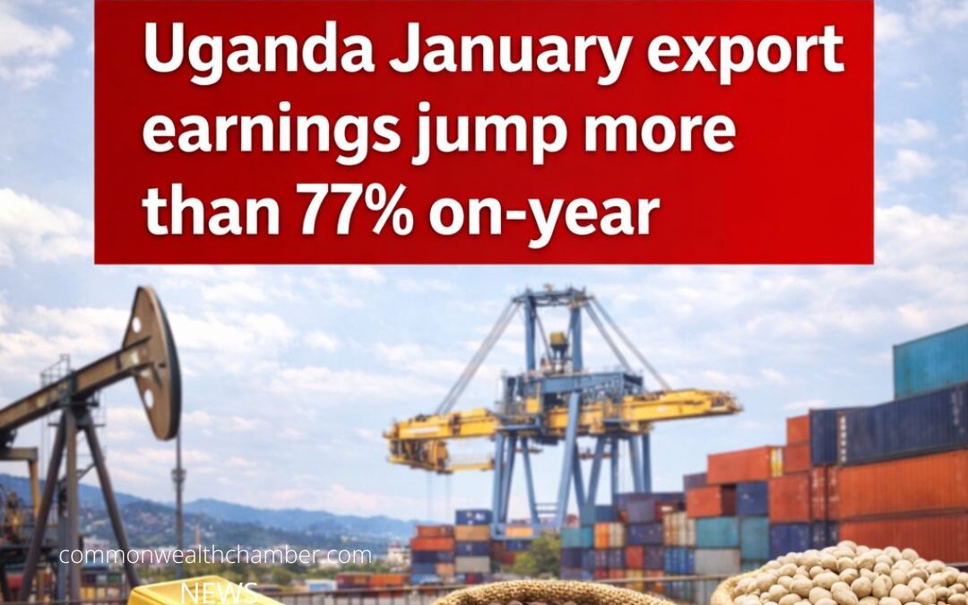 Uganda January export earnings jump more than 77% on-year