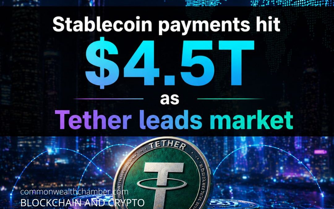 Stablecoin payments hit $4.5T as Tether leads market