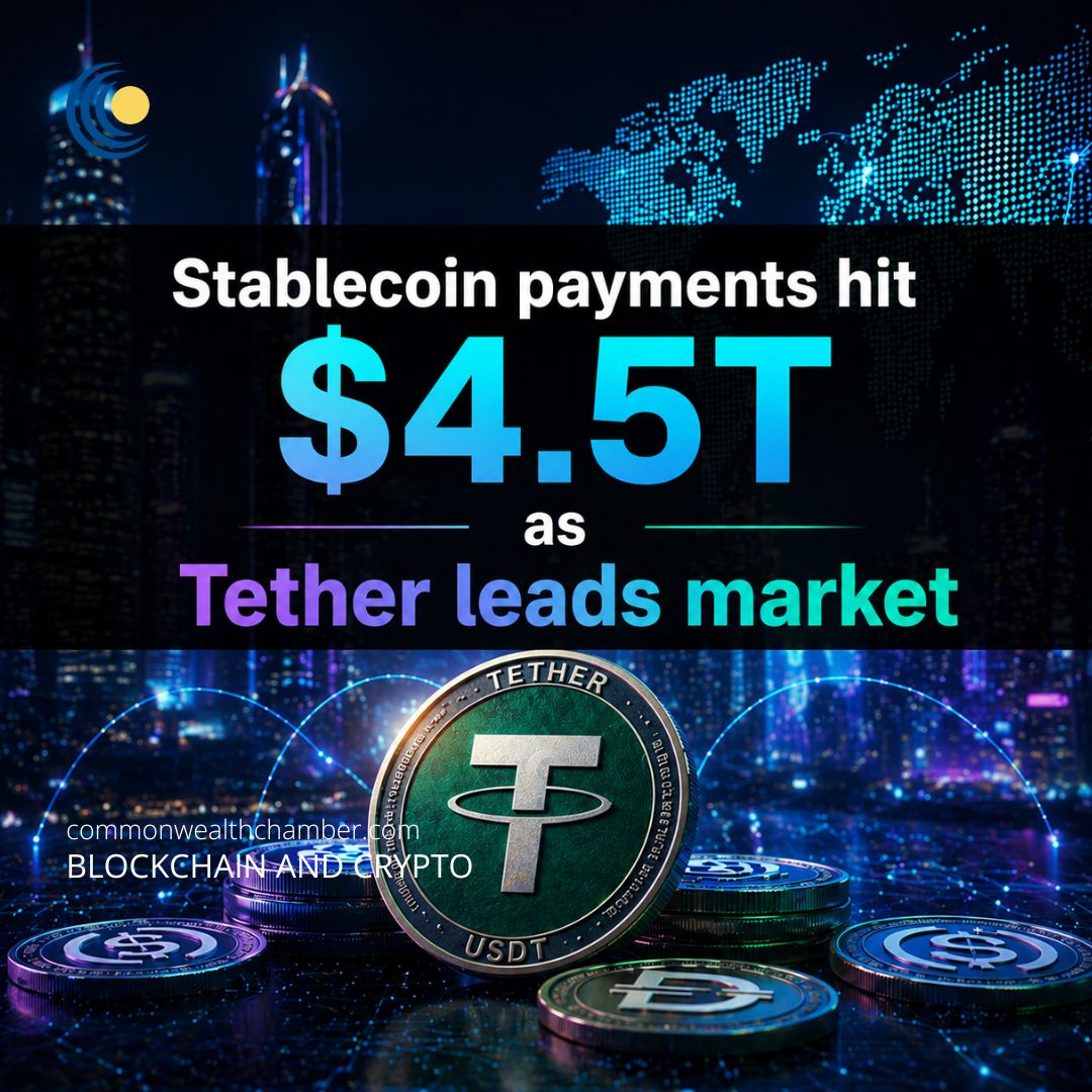 Stablecoin payments hit $4.5T as Tether leads market